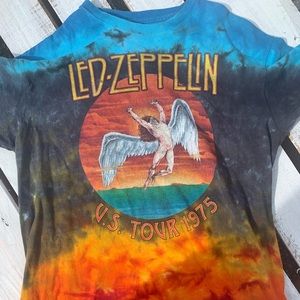 Led Zeppelin tie dye shirt